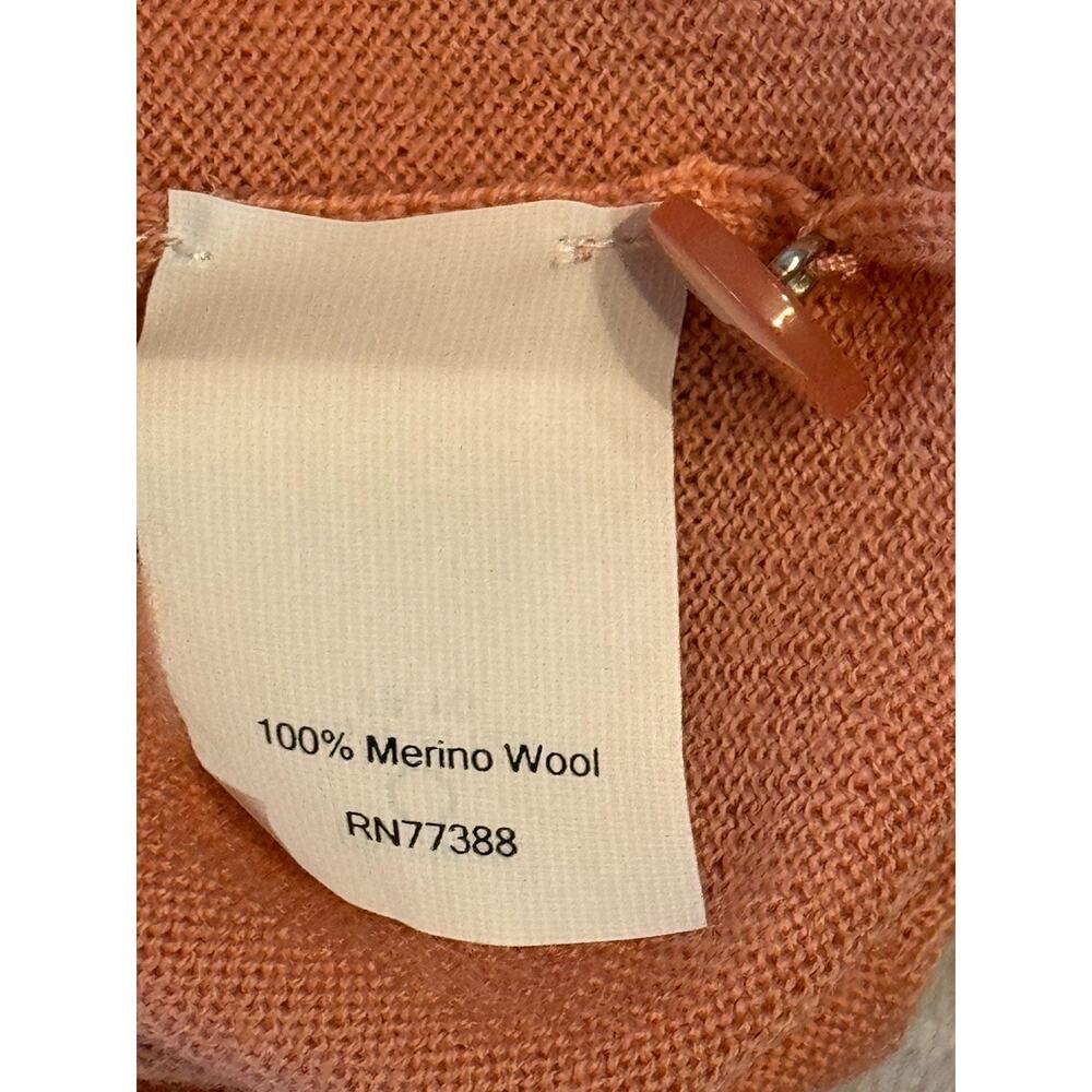 Small NWT J.Crew 100% Merino Wool Ruffle Cardigan Sweater Pink Vintage Rose New - Picture 5 of 15